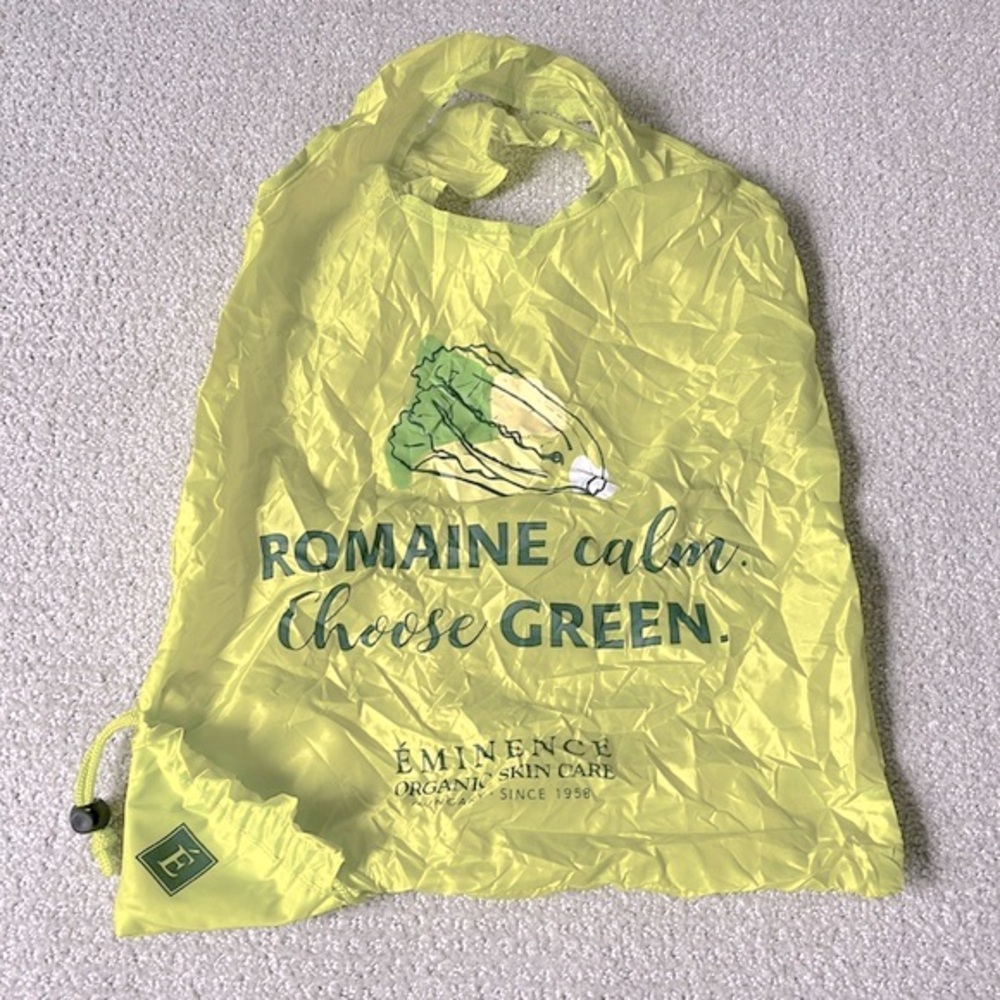 NWOT Eminence Organic Skincare Reusable Bag